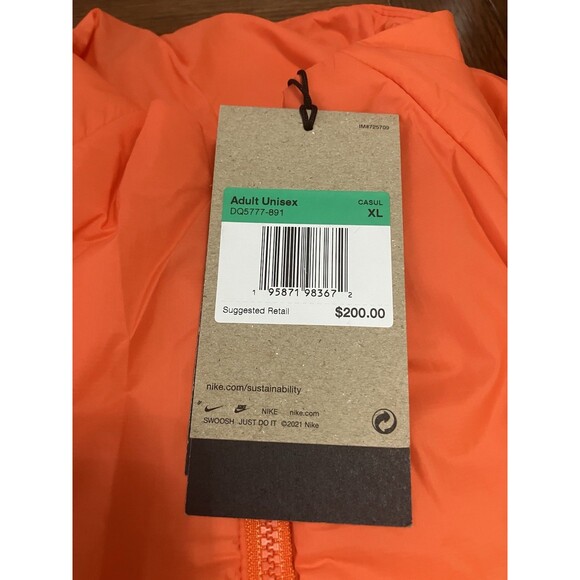 Nike ACG Therma-FIT ADV Rope de Dope Full-Zip Vest Size XL DQ5777-891 Orange New - Picture 3 of 5
